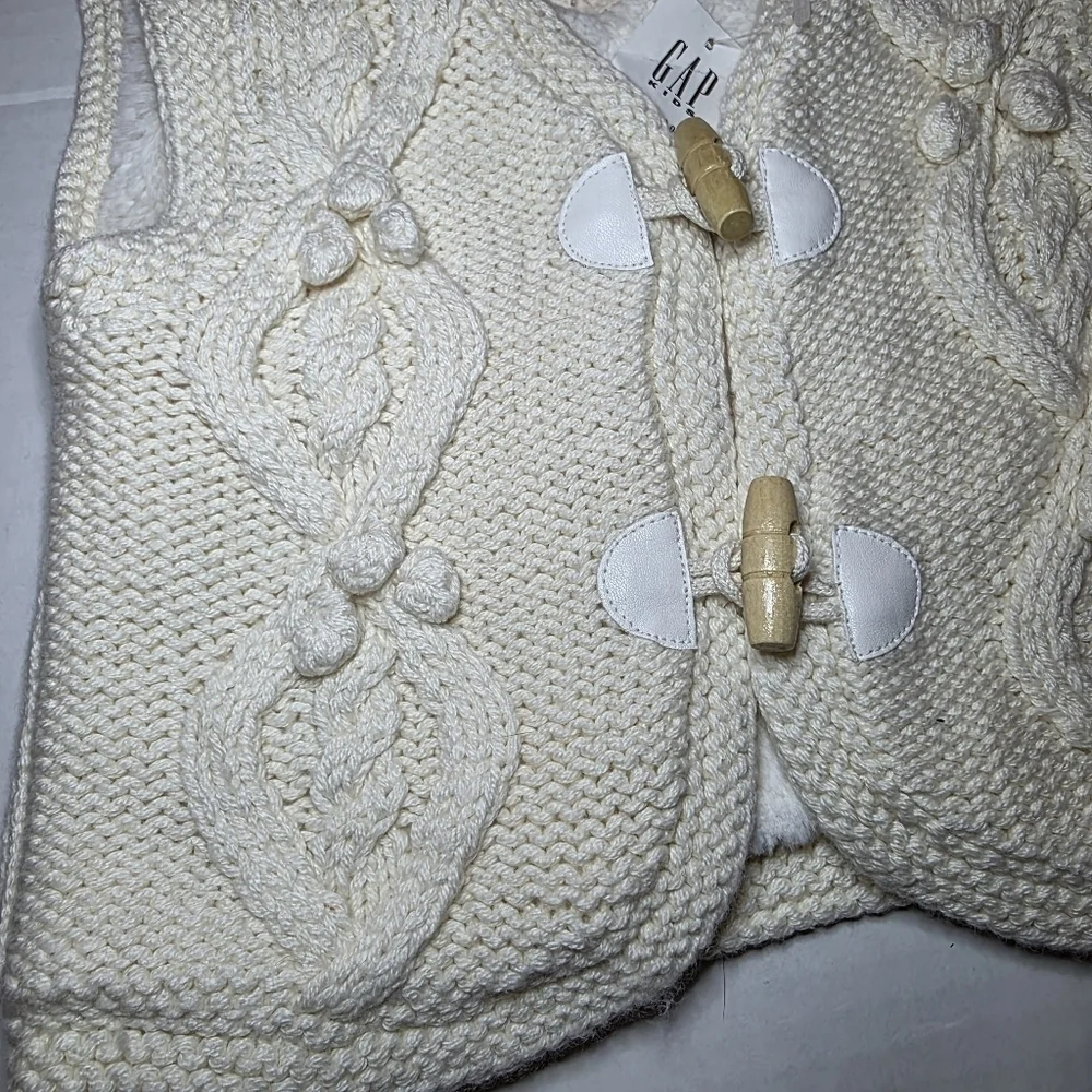 BABY GAP GIRLS KNIT VEST SIZE 3 Wool Blend